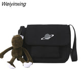 Weiyinxing Crossbody Bags for Girls Cute Handbags Shoulder Cross Canvas Bag Teen Women Messenger Bag Pouch Ladies Hand Bags Purses