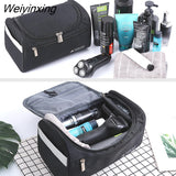 Weiyinxing Men Business Portable Storage Bag Toiletries Organizer Women Travel Cosmetic Bag Hanging Waterproof Wash Pouch