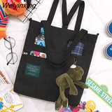Weiyinxing Bag Female Student Messenger Versatile Single Shoulder Bag Large Capacity Handbag Portable And Versatile School Bag
