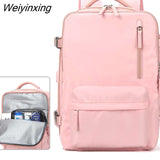 Weiyinxing Backpack Women's Large Capacity Multi-Function Luggage Backpack Lightweight Waterproof Bagpack Travel Bag Dry Wet Pocket