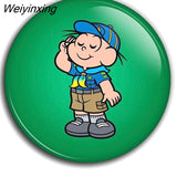 Weiyinxing accessories badge 45mm broches de decoración insignias de Metal para ropa decoración de mochila