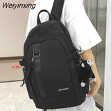 Weiyinxing Women Male High Capacity Green College Backpack Fashion Girl Boy Leisure School Bag Lady Men Laptop Female Travel Book Bags