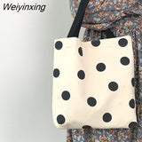Weiyinxing Women's Nylon Shoulder Bag 2023 Large Capacity Tote Shopper Bags Retro Ladies Handbag Casual Canvas Girl's Messenger Bags