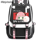 Weiyinxing X Family Anya Forger School Backpack Bag Women Comics Anime School Bags Teenager Girls Bookbag Travel Shoulder Backpack Bags