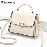 Weiyinxing New In Luxury Shoulder Bags for Women PU Leather Shopping Crossbody Bags Ladies Messenger Bags Chic Women's Tote Handbag