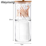 Weiyinxing Cotton Swab Plastic Storage Box Bag Female Makeup Organizer For Cosmetics Bathroom Jewelry Makeup Brushes Desk Organizer