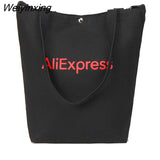 Weiyinxing New Women Handbags Shoulder Bags Solid Color Canvas Simple Folding Bucket Female Storage Tote Bag Ladies Daily Bags Pouck