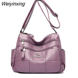 Weiyinxing Handbags Women Bag Designer Crossbody Large Capacity Female Shoulder Bag Fashion Brand Soft Ladies Leather Messenger Bags