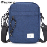 Weiyinxing Mini Crossbody Bag Small Men's Shoulder Bag Men Diagonal Small Backpack Light Messenger Phone Bag Boy Fanny Chest Pack 911