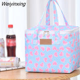 Weiyinxing Beach Cooler Bag for Meal Picnic Lunch Bag for Women Cartoon Flamingo Thermal Fridge Bag Food Box Travel
