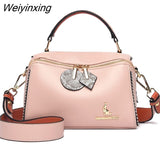 Weiyinxing PU Leather Women Shoulder Bag High Quality Handbag Designer High Capacity Ladies Crossbody Bag Fashion Fashion Tote Bags