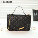 Weiyinxing Messenger Bag for Women Luxury Embroidery Handbags Female Cosmetic Bag Fashion Chain Ladies Crossbody Shoulder Bags