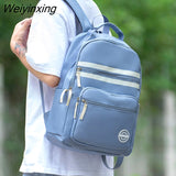 Weiyinxing Quality Large Capacity Student Backpack Korean Japanese Boys Girls Schoolbag Nylon Waterproof Travel Bag Book Pack Cool New