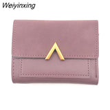 Weiyinxing Leather Women Wallets Hasp Lady Moneybags Zipper Coin Purse Woman Envelope Wallet Money Cards ID Holder Bags Purses Pocket