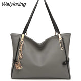 Weiyinxing IN Famous Designer Brand Women Bag Leather Women Tote Handbags Fashion Retro Shoulder Bags Luxury Ladies Hand Bags Purse