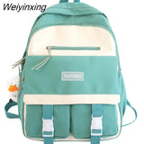 Weiyinxing Girl Waterproof College Backpack Travel School Bags Harajuku Kawaii Cool Backpacks Cute Female New Bag Lady Laptop Women