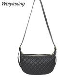 Weiyinxing Quality Genuine Leather Shoulder Crossbody Bag For Women 2023Fashion Ladies Handbag Luxury Cow Leather Female Messenger Bag