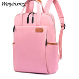 Weiyinxing Women Business Backpack Female Fashion Oxford Student School Backpacks Laptop Bag Casual Travel Backpack New Mochila