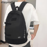 Weiyinxing Men Female Nylon Book Bag Fashion Male Women College Backpack New Boy Girl School Bag Lady Laptop Travel Student Backpack Trendy
