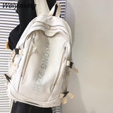 Weiyinxing Multifunction Double Zipper Women Backpack Travel Mesh Female Student College School Bag Teenage Girls Laptop Backpacks