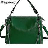 Weiyinxing Genuine Leather Women Handbags Cowhide Women Shoulder bag Fashion Luxury Ladies Messenger Bags High Quality Female Tote bag