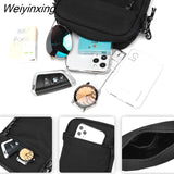 Weiyinxing Mini Crossbody Bag Small Men's Shoulder Bag Men Diagonal Small Backpack Light Messenger Phone Bag Boy Fanny Chest Pack
