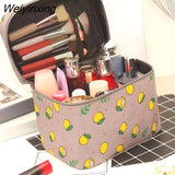Weiyinxing Women Cosmetics Makeup Bag Large Capacity Toilet Travel Bag Organizer Boxes Zipper Bag Beauty Makeup Pouch Waterproof