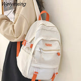 Weiyinxing Kawaii Student Nylon Mesh Backpack Trendy Cute Girl Travel Bag College Cool Female Fashion Backpack Women Laptop Net Bags