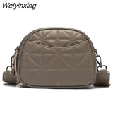 Weiyinxing Solid Color Genuine Leather Shoulder Crossbody Bag for Women 2023 High Quality Cow Leather Ladies Handbag And Purses Sac