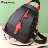 Weiyinxing 2023 Designer Fashion Women Leather Backpack Soft Touch Multi-Function Small Backpack Female Ladies Shoulder Bag Girl Purse