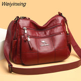 Weiyinxing Handbags Women Bag Designer Crossbody Large Capacity Female Shoulder Bag Fashion Brand Soft Ladies Leather Messenger Bags
