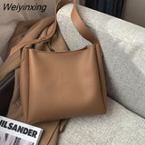 Weiyinxing Travel 2 Sets Casual Tote Bags PU Leather Underarm Shoulder Bag for Women Fashion Bag Designer Luxury Lady Brand Sac