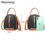 Weiyinxing Women's Bag 2023 Trend Small Messenger Crossbody Shoulder Bag Leather Luxury Brand Portable Lady Mobile Phone Handbag Purse 0409