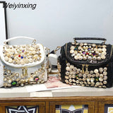 Weiyinxing for women purses and handbag luxury Designer Handmade Women's bag Casual black bucket Female Messenger shoulder Bag new
