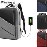 Weiyinxing Bag Men Laptop Rucksack Travel Backpack Women Large Capacity Business USB Charge College Student School Shoulder Bags
