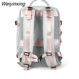 Weiyinxing Travel Bag Big Capactiy Backpack Women Outdoor Luggage Bag Mochilas High Quality USB Charging Designer Backpack