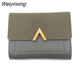 Weiyinxing Leather Women Wallets Hasp Lady Moneybags Zipper Coin Purse Woman Envelope Wallet Money Cards ID Holder Bags Purses Pocket