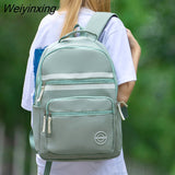 Weiyinxing Quality Large Capacity Student Backpack Korean Japanese Boys Girls Schoolbag Nylon Waterproof Travel Bag Book Pack Cool New