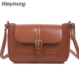 Weiyinxing Vintage Small Flap Messenger Bag Bags PU Leather Women Shoulder Crossbody Bag Bags 2023 NEW Women's Handbags Purses
