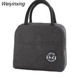 Weiyinxing Lunch Insulation Bags Student Picnic Dinner Box Handbag Food Cool Pouch