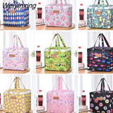 Weiyinxing Beach Cooler Bag for Meal Picnic Lunch Bag for Women Cartoon Flamingo Thermal Fridge Bag Food Box Travel