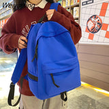 Weiyinxing Cute Women Backpacks Waterproof White Nylon School Backpack For Teenage Girls Kawaii Laptop Backpack Student Book Pack