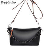 Weiyinxing Leather Shoulder Bags For Women Chain High Capacity Ladies Handbags Designer Travel Luxury Hand Bag Female Shoulder Bag
