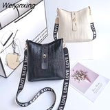 Weiyinxing Shoulder Bags For Women 2023 New Bucket Casual Crossbody Bags For Women Leather Solid Color Simple Handbags Women'S Bag