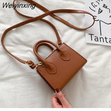 Weiyinxing Sale Fashion Small Square Bag 2023 New Popular Retro Mini Handbag Literary Crowds Shoulder Messenger Female Bag