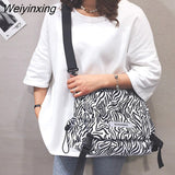 Weiyinxing Print Crossbody Bag For Women Nylon Waterproof Shoulder Purse Messenger Bag Lightweight Pocketbooks