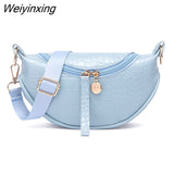 Weiyinxing Women Bag Crocodile Multicolor Messenger Chest Bag Clutch Female Pu Leather Handbag Cross Body Bag Fashion High Quality