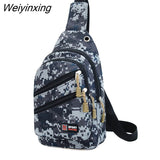 Weiyinxing Chest Fanny Pack For Women Belt Bag Light Reflective Crossbody Shoulder Messenger Bag Side Party Bag For Man Belt Pouch