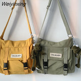 Weiyinxing Women Shoulder Bags Female Multifunctional Large Capacity Handbags Fashion Nylon Waterproof Crossbody Bags for Students Handbags