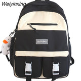 Weiyinxing Girl Waterproof College Backpack Travel School Bags Harajuku Kawaii Cool Backpacks Cute Female New Bag Lady Laptop Women